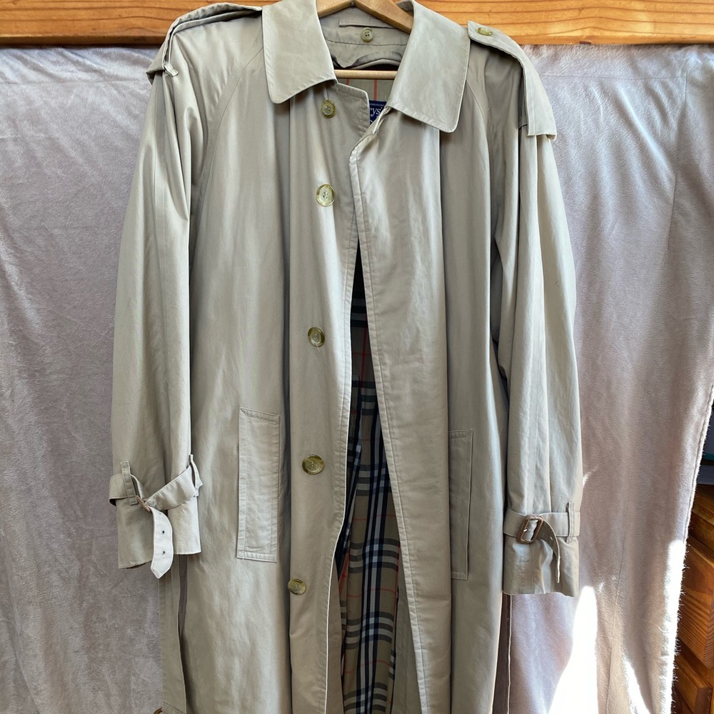 Burberry’s trench coat with wool lining